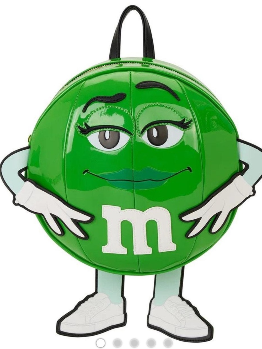 NWT Green M&M Character Backpack